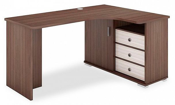 Стол письменный Домино СР-145С Карамель/Шамони правый - Вид 1