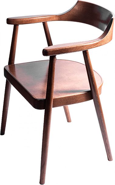 Комплект деревянных стульев с подлокотниками Боэн светлый орех, 2 шт. - Вид 6