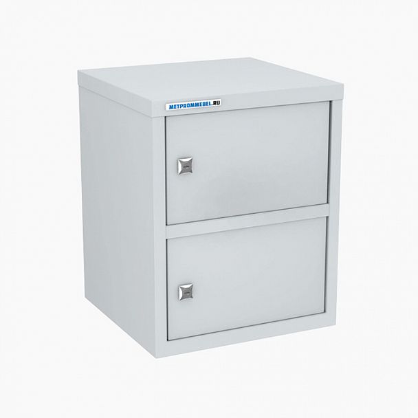 Индивидуальный шкаф кассира на 2 отделения вертикальный - Вид 1