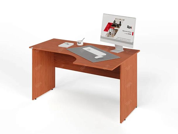 UNITY PС3-14 R ОРЕХ ИТАЛЬЯНСКИЙ Офисный стол угловой Правый 1400х900х750 - Вид 2