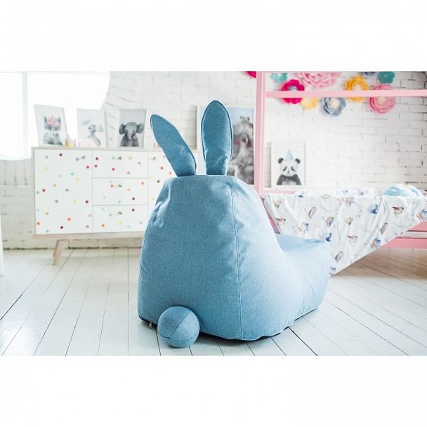 Пуф бескаркасный "Пуф-заяц" - Вид 10