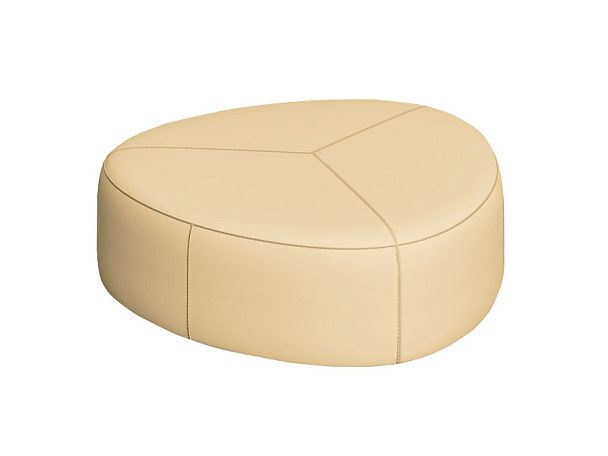 Пуф СОФТИ СФ-126 126х126х41,5h Oregon 12 (кожзам) бежевый "Пуфы и банкетки"  ТК-002920003478 бежевый - Вид 1