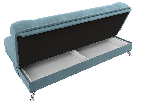 Диван Книжка Анна (полностью велюр бирюзовый) - Вид 8