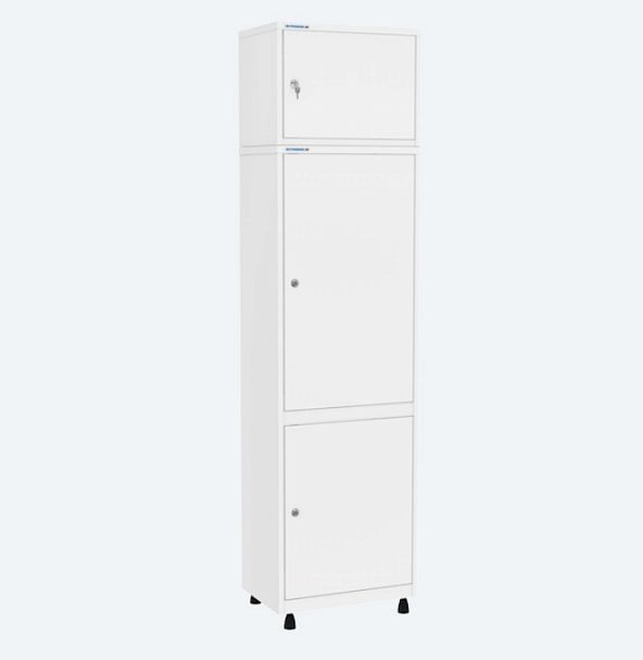 Шкаф медицинский ШММ-1-P с антресолью - Вид 1