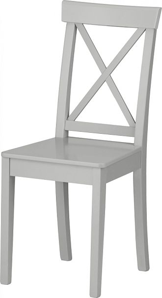 Комплект деревянных стульев с жестким сиденьем Бергольф Серый, 4 шт. - Вид 1