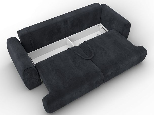 Диван прямой Лига-115 НПБ Велюр серый - Вид 7