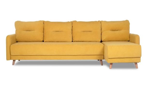 Диван 4-х местный FOLDE ottoman желтый - Вид 2