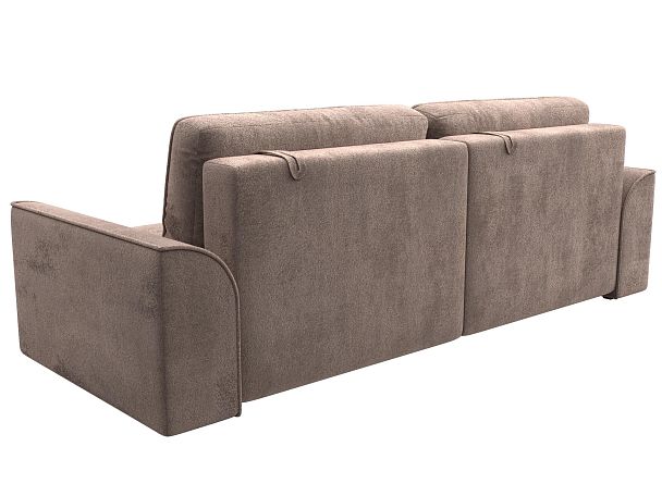 Диван прямой Лига-048 НПБ Велюр бежевый - Вид 5