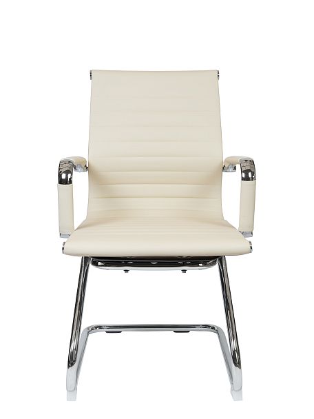 Кресло Техно CF / хром / слоновая кость экокожа - Вид 2