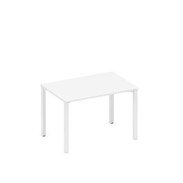 Стол письменный на металлокаркасе Space+ А1 БГ 023.1 БП белый премиум / белый гладкий - Фото предпросмотра