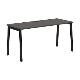 Стол прямой ELST 1567 Мокко/Черный 1560х670х750 EDIS - Фото предпросмотра