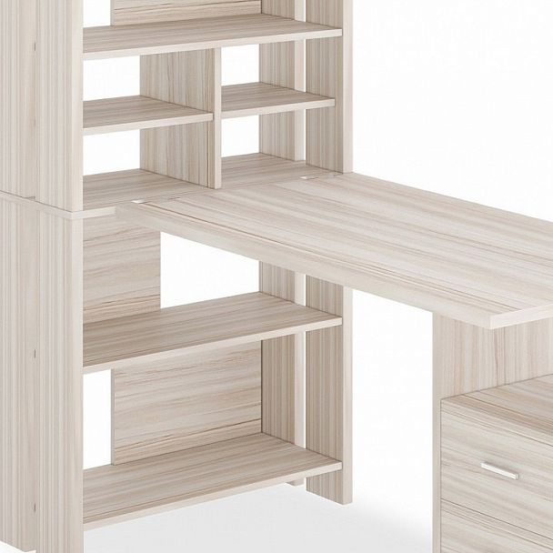 Стол компьютерный Домино Лайт СТЛ-ОВХ+С120Прям Карамель - Вид 3