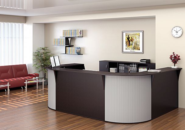 Стойка прямая "Riva" А.РС-3 венге/металлик - Вид 2