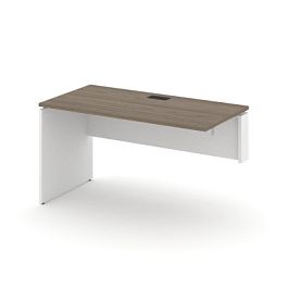 Style Project Стол-приставка к опор. элем. SN-D.OPRS-011(R) Вяз Благородный/Белый/Черная Заглушка 98 - Фото предпросмотра