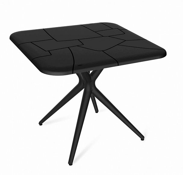 Пластиковый стол Sheffilton SHT-TU30/TT30 83/83 черный черный/черный - Вид 1