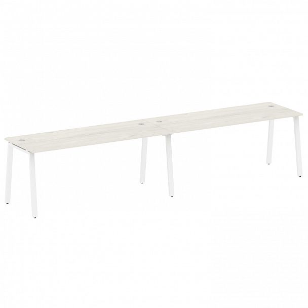 Рабочая станция "Metal System" БА.СМ-2.5 дуб наварра/белый - Вид 1