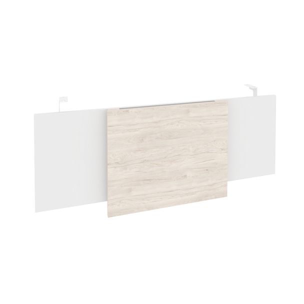 Onix Direct Царга стола руководителя O.M-CSR-3 Белый бриллиант/Денвер светлый/Белый металл 1140*450*54 - Вид 1