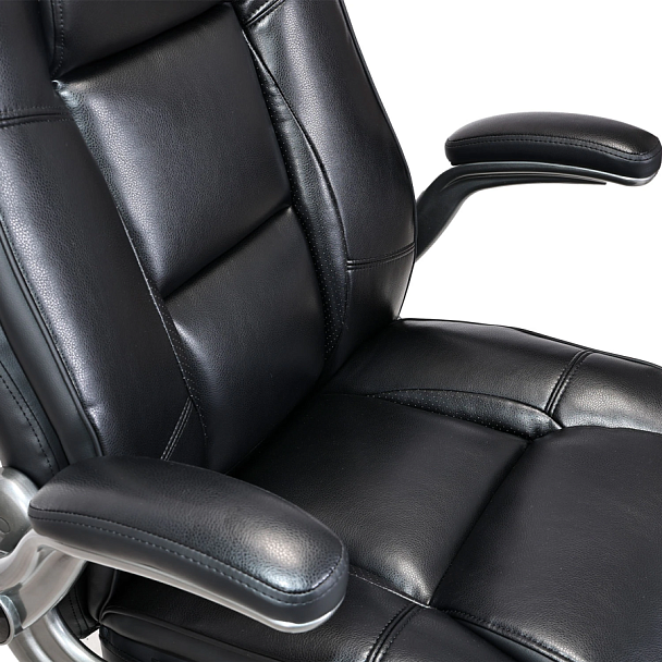 Кресло BRABIX PREMIUM "Paradigm EX-556", пружинный блок, рециклированная кожа, черное, 532976 - Вид 10