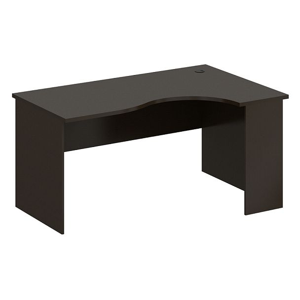 Стол эргономичный правый "Компьютерные столы"  ПК-АРМ-СТЭ155Х100П-В3-134А венге - Вид 1