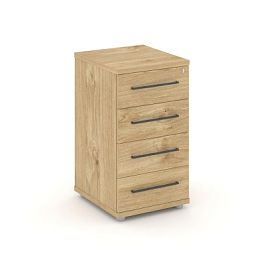 Rift Тумба приставная RF.TPR-001 Тиквуд Светлый/Металл Антрацит 416*460*747 - Фото предпросмотра