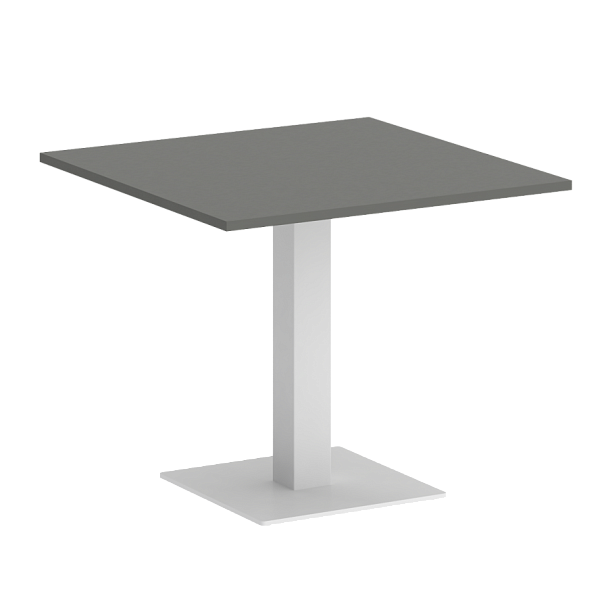 Home Office Стол квадратный VR.SP-5-90.2 Металлик/Белый металл 900*900*750 - Вид 1