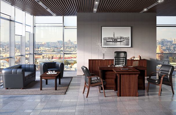 Стол письменный Bern 160x80x76 светлый дуб - Вид 4