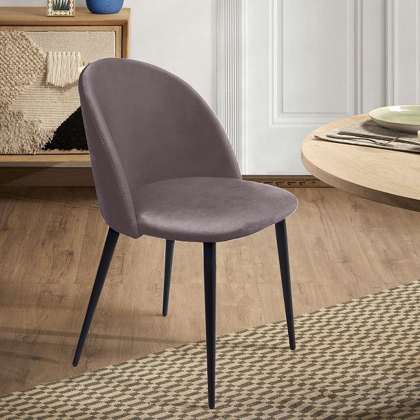 Cтул Thomas, бархат антрацит 14 - Вид 9