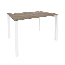 Onix Стол рабочий на П-образном м/к O.MP-SP-2.8 Тиквуд темный/Белый металл 1180*800*750 - Фото предпросмотра