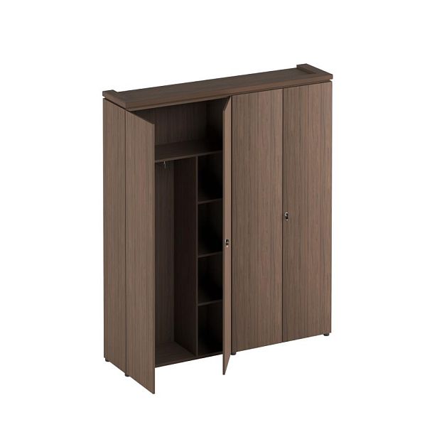 Шкаф комбинированный (для одежды + для документов) Mark-II МК 363 орех тоскана - Вид 1