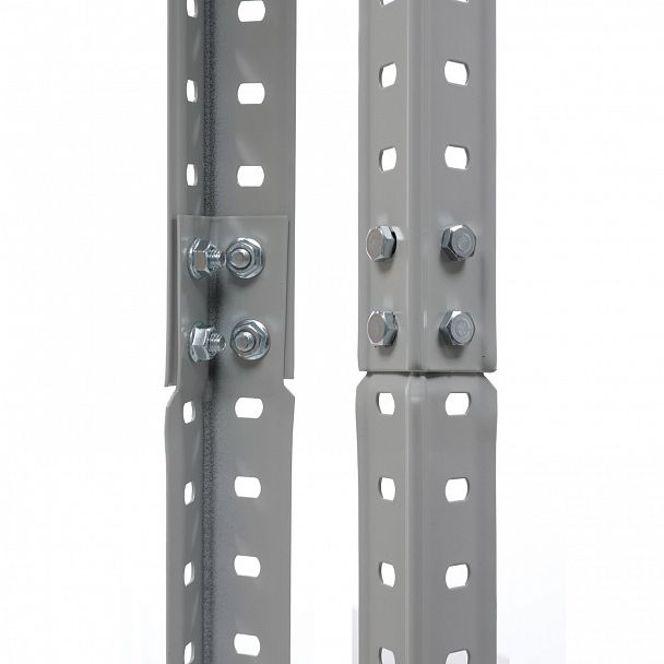 Стеллаж металлический ПРАКТИК "MS KD", сборная стойка, 1950х1000х400 мм, 4 полки, MS 200/100х40/4 - Вид 3