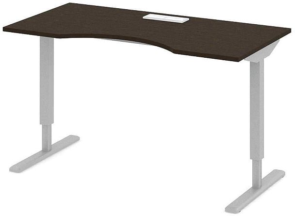 Стол офисный рабочий "Трансформер"  ПК-ТРС-СТЭ160Х80КК/ЭР-В1-179 дуб ферраре - Вид 1