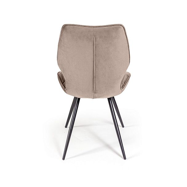 Стул Flash ромб, бархат пепельно-бежевый 25 - Вид 6