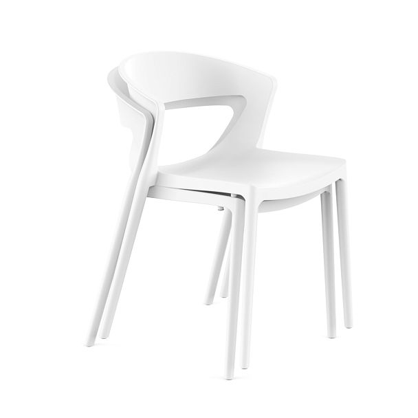 Стул Evok, белый - Вид 4