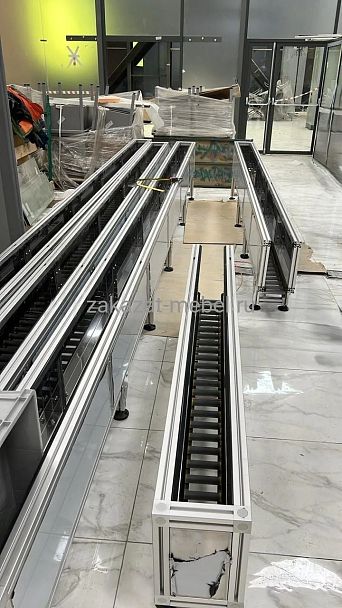 Гравитационная система возврата лотков закрытого типа модульная (ГСВЛЗТ-М) - Вид 2