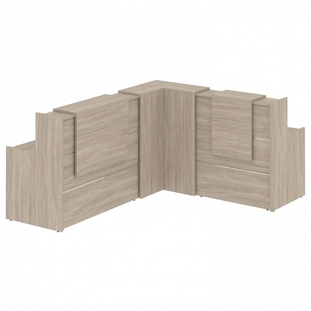 Ресепшн Г-образный "Onix" O.R-K-32 дуб аттик - Вид 2