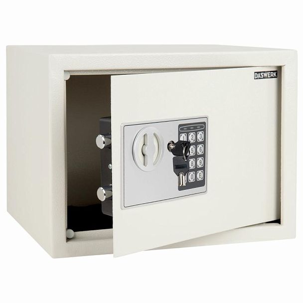 Сейф мебельный DASWERK SC-250EL (250х350х250 мм), электронный замок, бежевый, 291345 - Вид 2