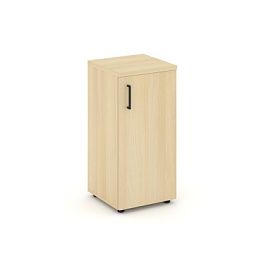 Стайл Проджект Шкаф низкий узкий SN.STU-301(R) Акация Лорка/Черный Ручки 400*400*833 - Фото предпросмотра