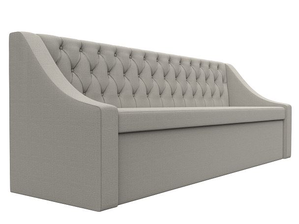 Диван кухонный прямой Мерлин Рогожка бежевый - Вид 3