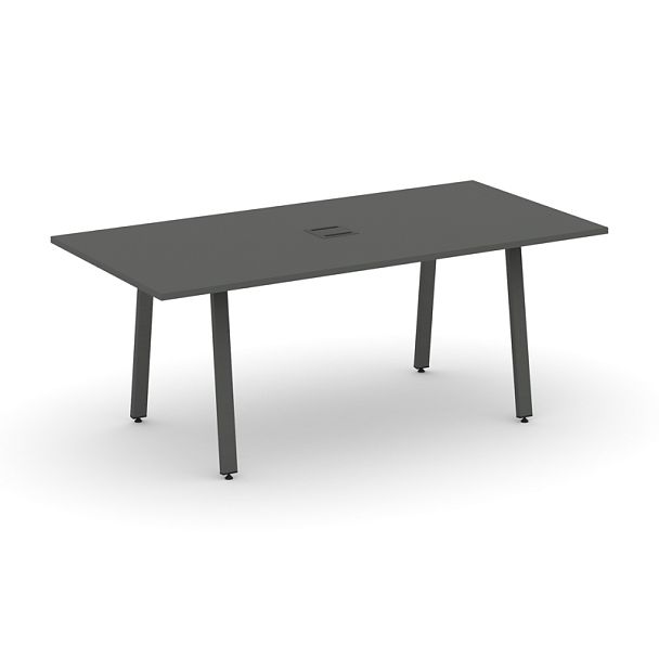 Style Project Direct Direct Стол переговорный SN-6A.SPRG-198 Антрацит/Металл Антрацит 1980*980*750 - Вид 1