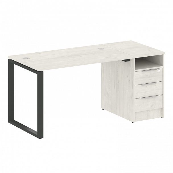 Рабочая станция "Metal System" БО.РС-СТП -1.2 дуб наварра/антрацит - Вид 1