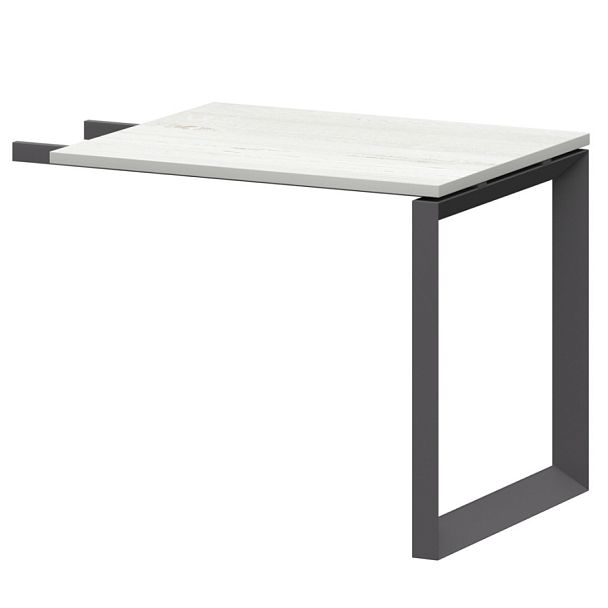 Бриф-приставка на металлокаркасе НТМПБ.О-709 Сосна винтер/Антрацит 900x730x750 Аргентум-МП - Вид 1