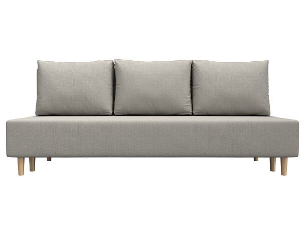 Диван прямой Лига-033 Рогожка бежевый - Вид 2