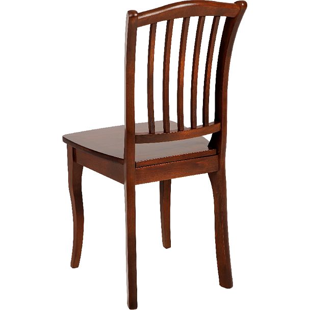 Комплект деревянных стульев с жестким сиденьем Элин Темный орех, 2 шт. - Вид 5