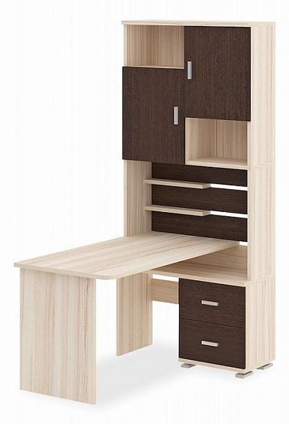 Стол компьютерный Домино СР-720/140 Венге/Карамель правый - Вид 1