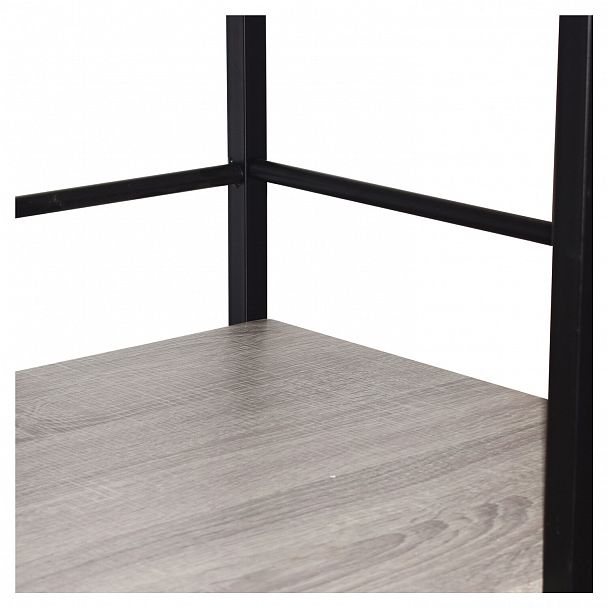 Стол на металлокаркасе BRABIX "LOFT CD-005", 1200х520х1200 мм, 3 полки, цвет дуб антик, 641222 - Вид 9