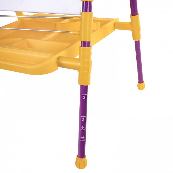 Мольберт растущий для мела/магнитно-маркерный, 53х46 см, BRAUBERG "NIKA KIDS", сиреневый, 238050 - Вид 4