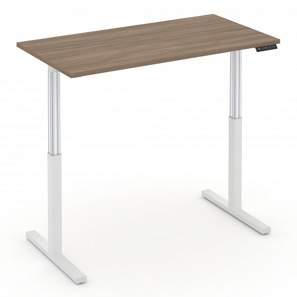 Стол электроподъемный "MOVE UP" MV.SE-3.7 Белый металл /  Дуб Аризона - Вид 3