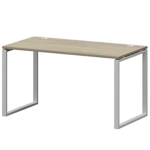 Стол на металлокаркасе СМС25-О-18К.73.Пр25 Кронберг/Белый 1800x730x750 Смарт - Вид 1