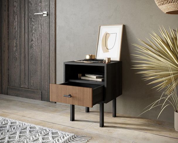 Тумбочка с нижним ящиком Emerson арт EM17 - Вид 2