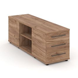 Rift Тумба опорная/приставная RF.TOPD-002 Дуб Табак/Металл Антрацит 1432*450*523 - Фото предпросмотра